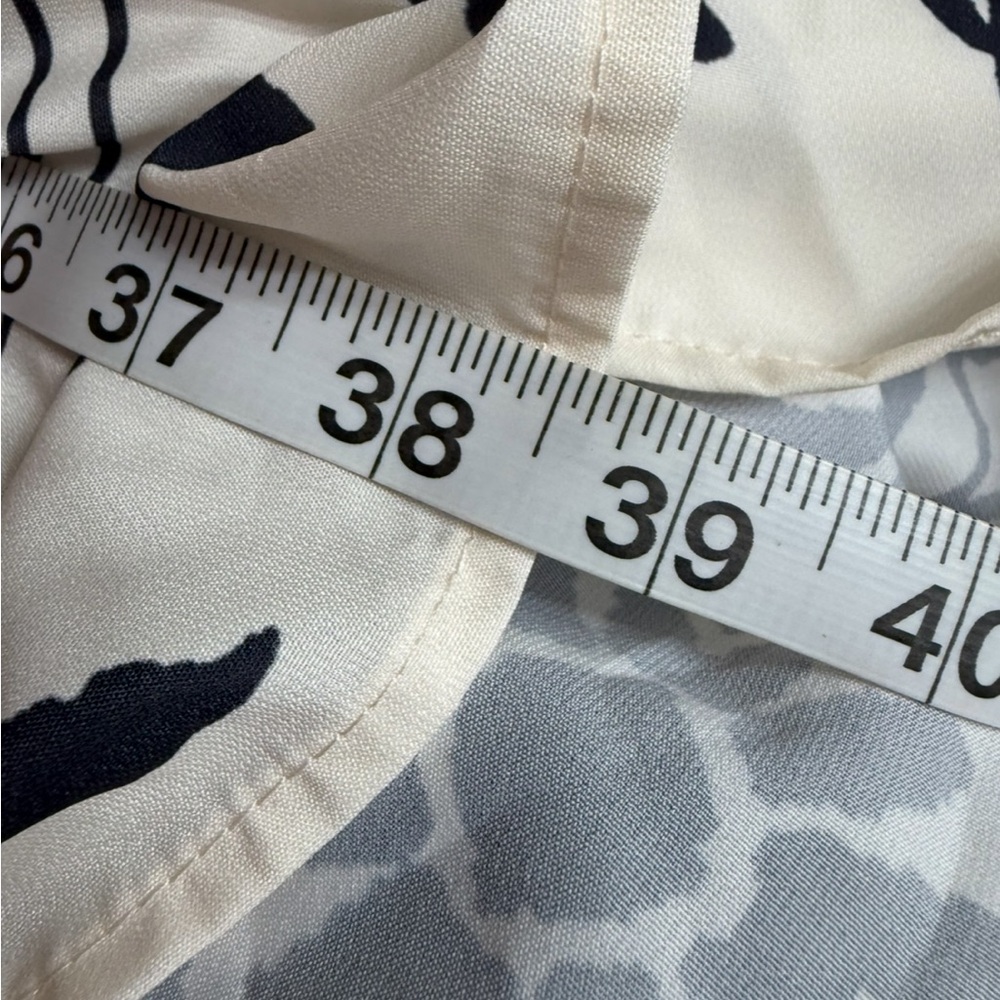 Floral Print Wrap Around Skirt Cream Retro by Travachic XL New without Tags - Picture 8 of 8
